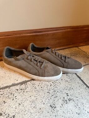 Blake McKay Gray Suede Sneakers